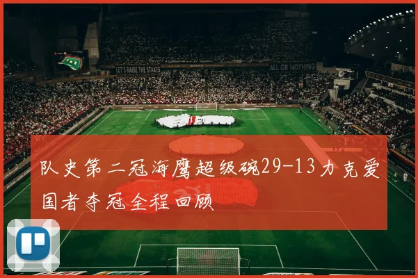 队史第二冠海鹰超级碗29-13力克爱国者夺冠全程回顾