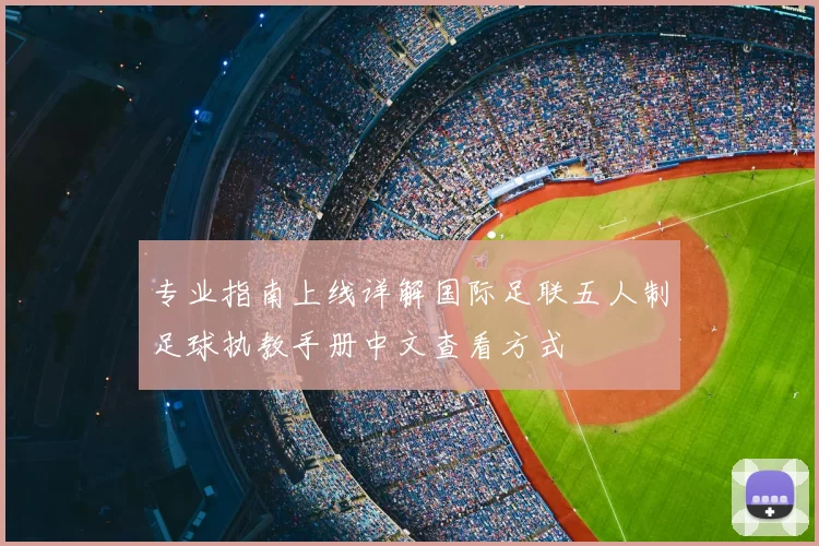 专业指南上线详解国际足联五人制足球执教手册中文查看方式